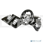 Игровой руль Dialog GW-155VR CyberPilot - эф.вибрации, 2 педали, рычаг ПП, PC USB, фото4