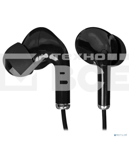 Наушники внутриканальные с микрофоном SVEN E-282M черный пульт