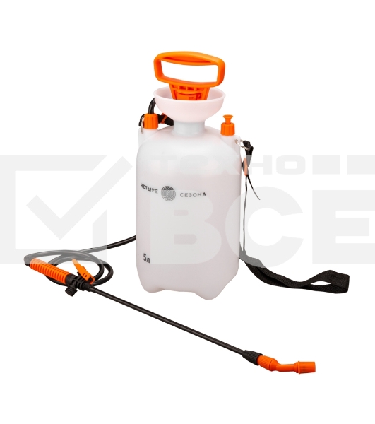 Опрыскиватель садовый помповый для растений и цветов 5л ЧЕТЫРЕ СЕЗОНА