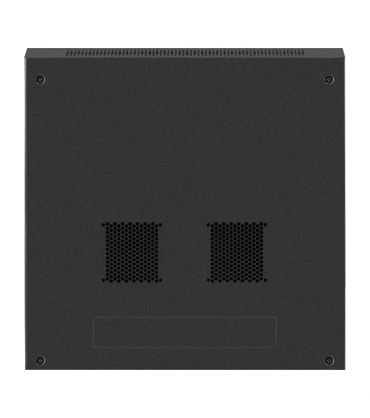 Шкаф телекоммуникационный 19' настенный 6U ExeGate EC-WM-6U.600.M.BLACK (19', 6U, 600x600x370 мм (ШхГхВ), передняя дверь металл, съемные боковые панели, пыле- и влагозащита IP23, черный RAL 9004)