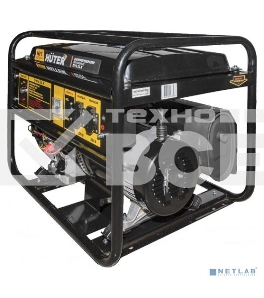 Электрогенератор бензиновый Huter DY6,5LX, 5.5 кВт, 71 дБ, 76.6 кг