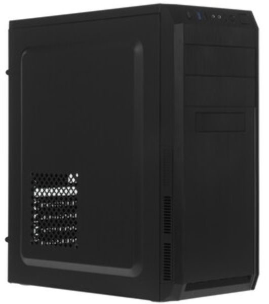 Компьютерный корпус Miditower ExeGate EX287366RUS XP-334UC-XP350 (ATX, XP350 с вент. 12см, 1*USB+1*USB 3.0+1*TypeC, аудио, черный)