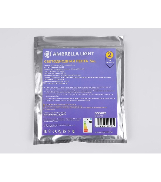 Светодиодная лента Light GS3102 2835 120Led /10W m/ 24V IP20 4500K 5m