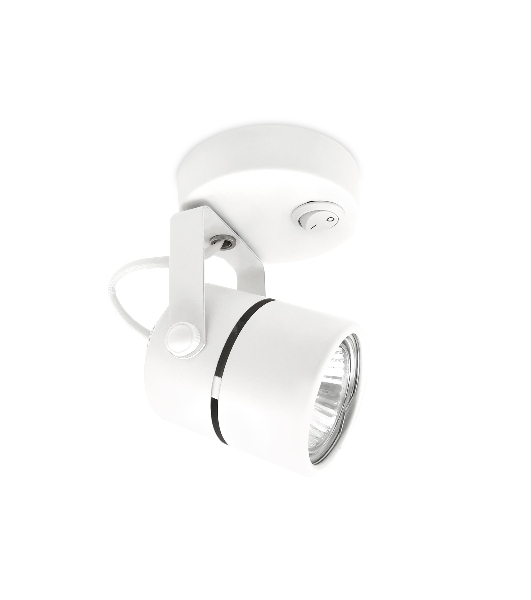 Накладной поворотный светильник Ambrella light TA100 WH белый GU10 D80*130*D60