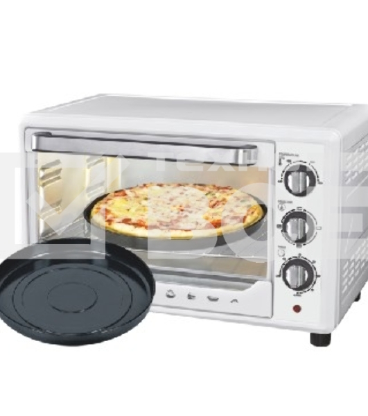 Мини-печь Sakura SA-7001WP 35л, духовка 1600Вт, механ.управление, 3 режима работы духовки (верх, низ, верх+низ), таймер на 60 минут, регулировка температуры духовки, комплектация - металлическая решетка, противень, круглая форма для выпечки (230х50 мм), у