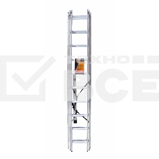 Лестница алюминиевая трехсекционная ЛА 3х10 Вихрь