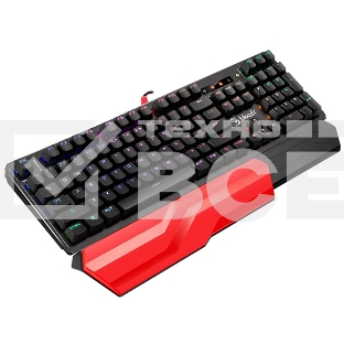 Клавиатура A4 B975 механическая черный USB Gamer LED (подставка для запястий)