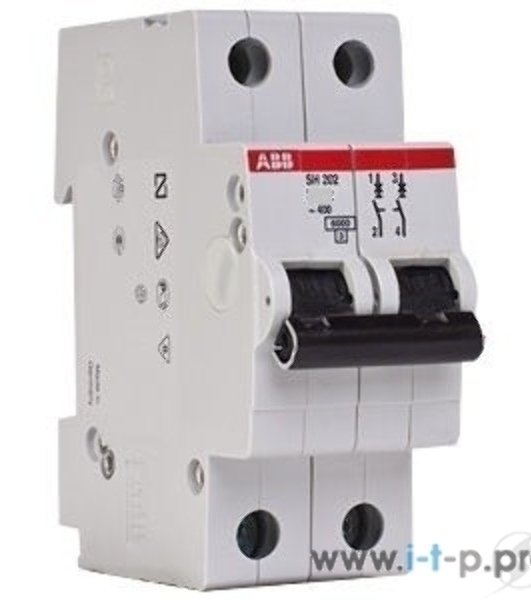 Выключатель автоматический модульный 2п C 25А 6кА S202 ABB 2CDS252001R0254