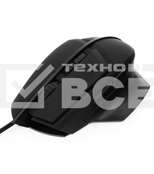 Мышь проводная Гарнизон GM-740G черный, 3200 dpi, USB, кнопки - 7