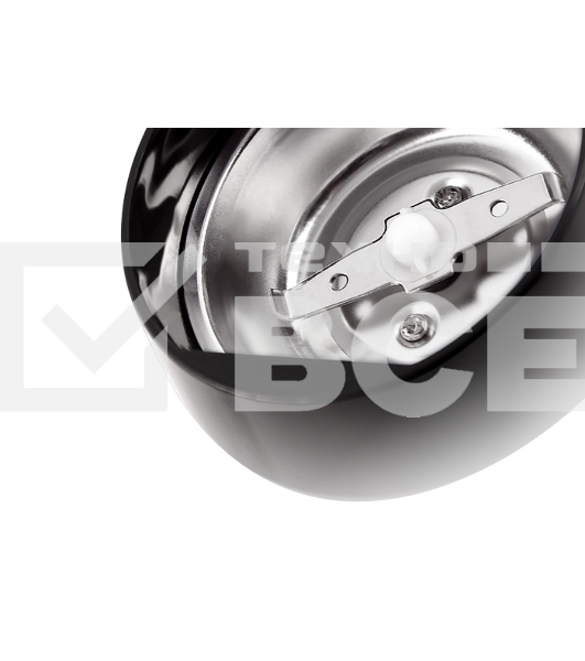 Кофемолка Centek CT-1362 (сталь) 200Вт, 60гр, стальн стакан, стальн чаша, прозрачная крышка