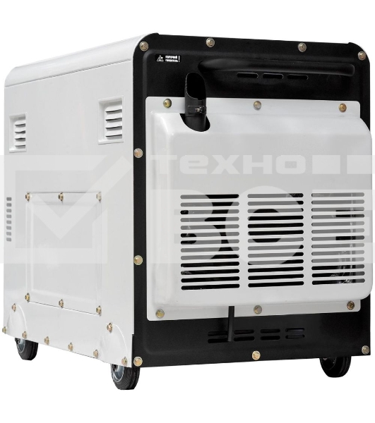 Электрогенератор дизельный Hyundai DHY 8000SE-3, 6.5 кВт, 72.6 дБ, 156 кг