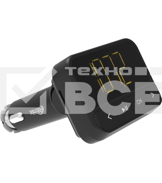Автомобильный FM-модулятор Ritmix FMT-B200 черный SD BT USB (80000765)