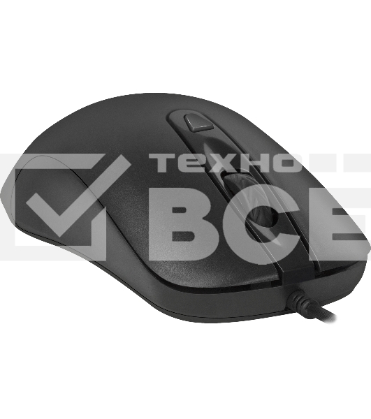 Мышь проводная Defender Classic MB-230 черный, 1600 dpi, USB, кнопки - 4