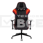 Кресло игровое Бюрократ VIKING 4 AERO RED две подушки черный/красный искусст.кожа/ткань, фото2
