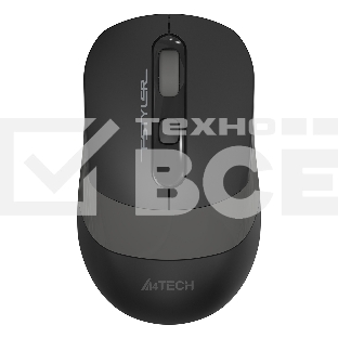 Мышь беспроводная A4Tech Fstyler FG10S черный/серый, 2000 dpi, радиоканал, USB, кнопки - 4