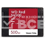 Накопитель SSD WD Red SA500 WDS500G1R0A, 500Gb, SATA III, 2.5