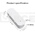 Датчик вибрации MOES Vibration Sensor ZSS-Z-VBR, Zigbee, AAA 2шт х 1.5 V, фото4