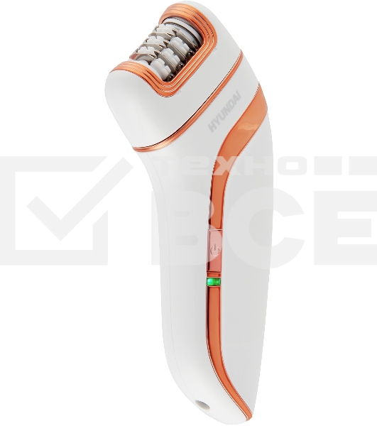 Эпилятор Hyundai H-EP9020 скор.:2 насад.:3 от аккум. белый/бежевый