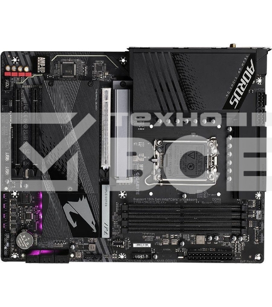 Материнская плата Gigabyte Z790 AORUS ELITE AX, LGA 1700, Intel Z790, 4xDDR5, 6xSATA, 4xM.2, 1xPCI-E 5.0 x16, 1xPCI-E 3.0 x4, 1xDP, 1xHDMI, 1x 2.5Gb LAN, 2xUSB-A 2.0, 3xUSB-A 3.2 Gen 1, 2xUSB-A 3.2 Gen 2, 1xUSB-C 3.2 Gen 2x2, 7.1, ATX