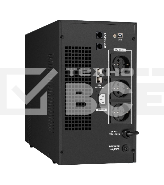 Комплект Источник бесперебойного питания EX295990RUS + батарея 40Aч EX282976RUS 4шт (инвертор, синус, для котла) ExeGate SineTower SZ-3000.LCD.AVR.3SH.1C13.RJ.USB <3000VA/2400W, чистый синусоида, LCD дисплей, AVR, 3*Schuko+1*C13, RJ45/11, USB, линейно-инт