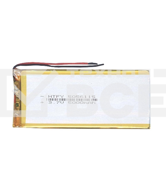 Аккумулятор Li-Pol (батарея) 5*56*115мм 2pin 3.7V/5000mAh