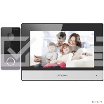 Комплект домофона Hikvision DS-KIS603-P(C) серебристый, фото2