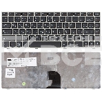 Клавиатура для ноутбука Lenovo IdeaPad Z360 черная с серебристой рамкой, фото3