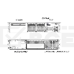 Серверный корпус 2U short chassis, 2*3.5'' swappable HDD tray, 2*3.5'' internal HDD bay, фото2