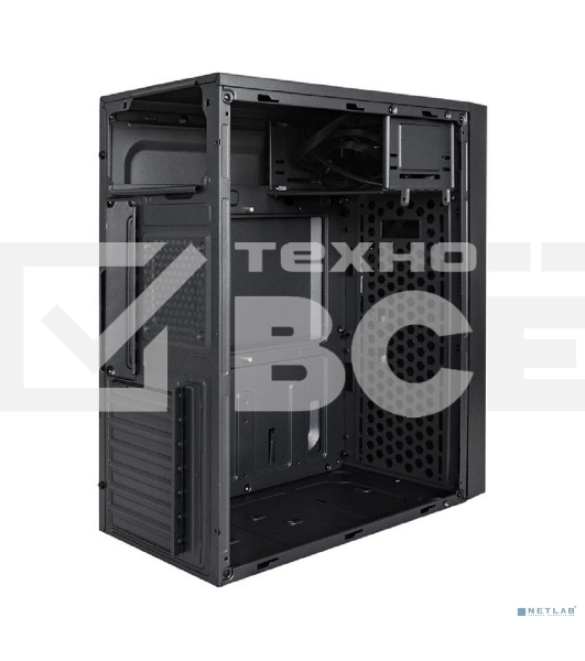 Компьютерный корпус Miditower ExeGate AA-440U-AA450 (ATX, AA450 8 см, 2*USB+1*USB3.0, аудио, черный)