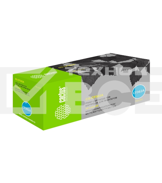 Картридж лазерный Cactus CS-CF362A желтый (5000 стр.) для HP CLJ M552dn/M553dn/M553N/M553x