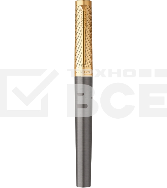 Ручка роллер Parker Ingenuity Pioneers T571 (2200951) Arrow Grey GT F черн. черн. подар.кор.