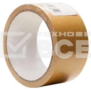 Клейкая лента двухсторонняя Silwerhof ECO белая, ширина 48мм, длина 10м полипропилен