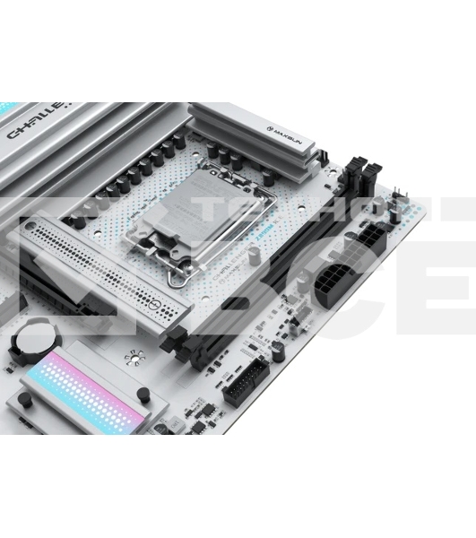 Материнская плата Maxsun MS-Challenger Z890M WIFI ICE, LGA1851, Intel Z890, 2xDDR5, 3xSATA, 2xM.2, 1xPCIe 5.0 x16, 1xPCIe 4.0 x4, 1xPCIe 3.0 x1, 1xDP, 1xHDMI, 1x2.5Gb LAN, Wi-Fi 6, Bluetooth 5.2, 1xUSB-C 40Gbps, 4xUSB-A 5Gbps, 2xUSB-A 2.0, 3x3.5 мм, mATX