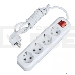 Удлинитель 'Эксперт' EKF UBA16-310-4-03i 4 гнезда 3 метра 16А/3,5 кВт с выключателем и заземлением ПВС 3х1 EKF PROxima, фото4