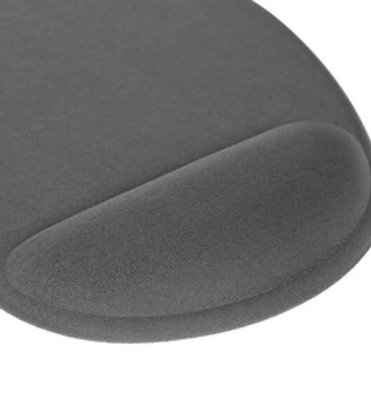 Коврик для мыши гелевый Buro BU-GEL/grey, серый, 230х205х25