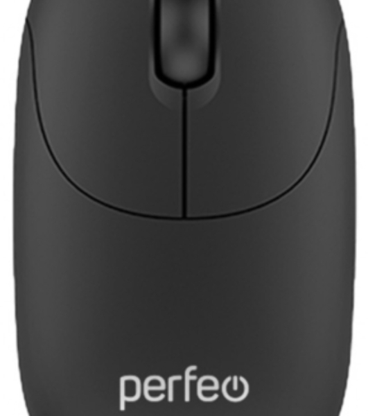Мышь беспроводная Perfeo SLIM черный, 1200 dpi, радиоканал, USB, кнопки - 3