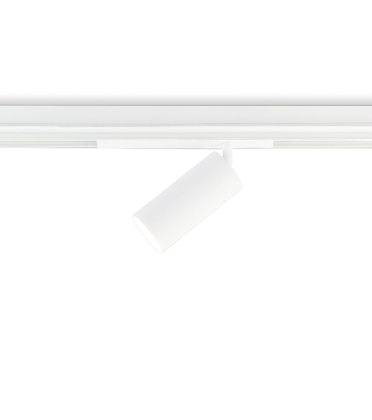 Управляемый светодиодный светильник для шинопровода Magnetic Ambrella light GL1231 WH белый IP20 24W 3000K-6400K 220V 36° D65*140 (Без ПДУ)