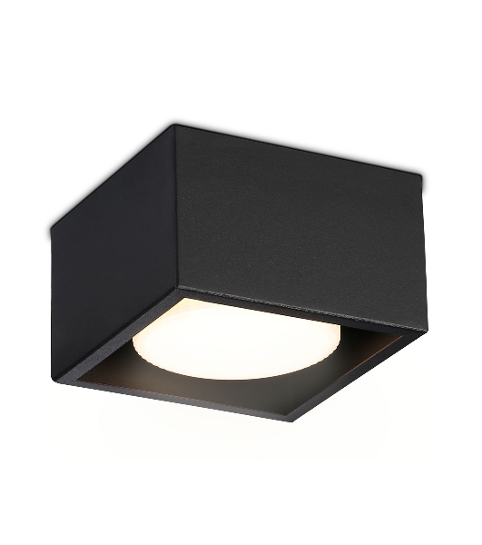 Светильник накладной TN70827 BK черный GX53 max 12W 100*100*60