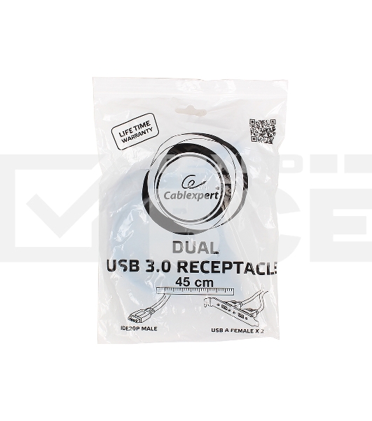 Кабель Gembird Планка в сист блок 2xUSB 3.0/20pin мат.платы (CC-USB3-RECEPTACLE )