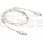 Кабель Buro Кабель USB2.0 USB2.0-AM/BM-1.8M-MG A(m)/B(m) (1.8м) феррит.кольца(USB2.0-AM/BM-1.8M-MG), фото2