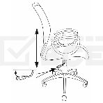 Кресло офисное Бюрократ Ch-599/DB/TW-10N (TW-10N), фото4