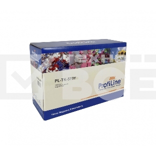 Картридж PL-TK-570Y для Kyocera Mita FS-C 5400DN/ECOSYS P7035cdn Yellow 12000 копий ProfiLine