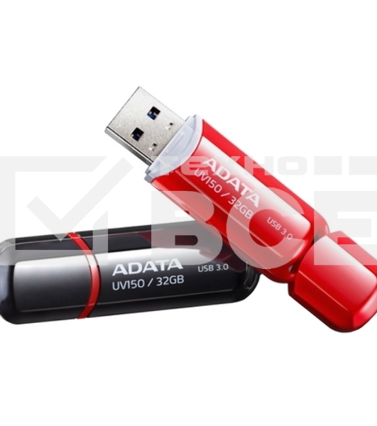 Флеш диск ADATA Flash Drive 32Gb UV150 AUV150-32G-RBK {USB3.0, Black}