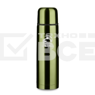 Термос Арктика 102-500 болотный, узкое горло 0,5 л классический, цветной, холод/тепло 24 ч