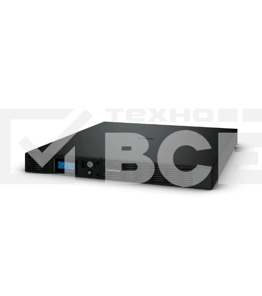 Источник бесперебойного питания Line-Interactive CyberPower PR1000ELCDRT1U 1000VA/800W USB/RS-232/EPO/SNMPslot (6 IEC С13)