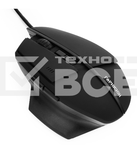 Мышь проводная Гарнизон GM-740G черный, 3200 dpi, USB, кнопки - 7