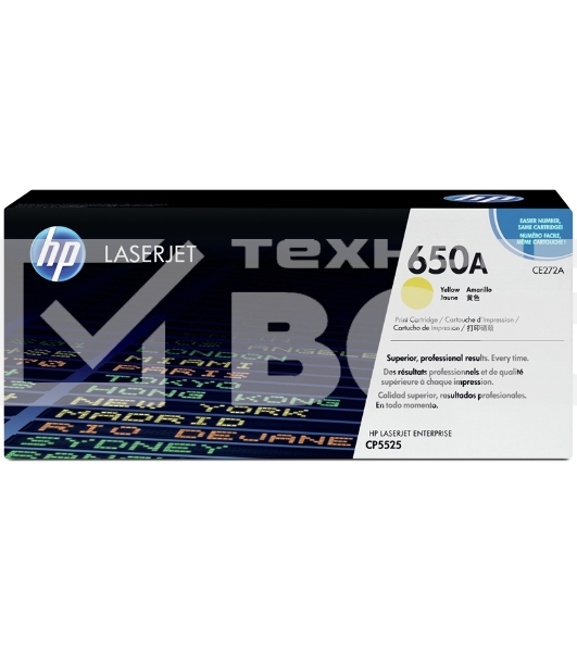 Картридж лазерный HP CE272A желтый для CLJ CP5520/5525 15000стр.