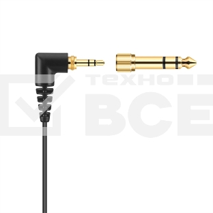 Наушники Sennheiser HD 25 накладные закрытые 16-22000Гц 1.5м отсоединяемый кабель 3.5мм/6.3мм 120дБ 70Ом