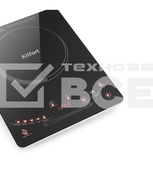 Плита электрическая Kitfort КТ-106 черный (настольная)