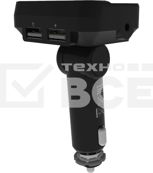 Автомобильный FM-модулятор Ritmix FMT-B200 черный SD BT USB (80000765)